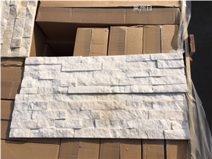 Cheap Price White Quartzite Ledger Stone Tiles