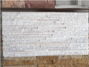 Cheap Price White Quartzite Ledger Stone Tiles