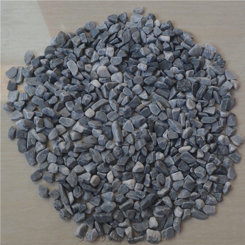 Crushed Grey Gravel Pebble Stone