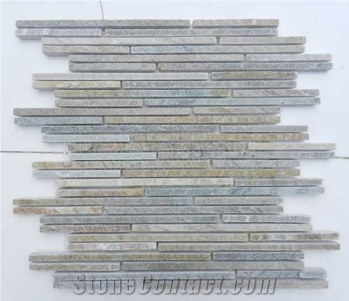 Hot Sale Natural Slate Cheap Price Mosaic Chipped