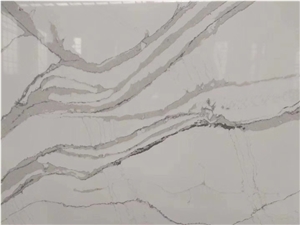 Manufacture Directly New White Quartz Slabs for Countertops