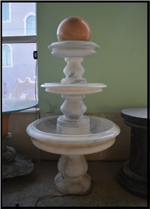 Marble Stone Sphere Water Fountain