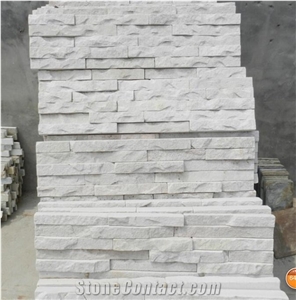 Natural Split Walling Panel White Quartzite Culture Stone
