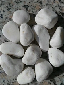 Wholesale Snow White Pebble Stone with Cheap Price