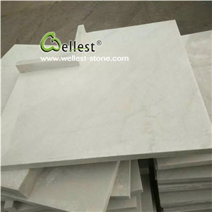 Flamed White Quartzite L Shape Swimming Pool Coping and Paver