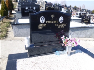 Absolute Black Granite Tombstone - Promotion