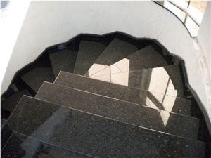 Granite Steps, Risers, Custom Cut Granite Staircase