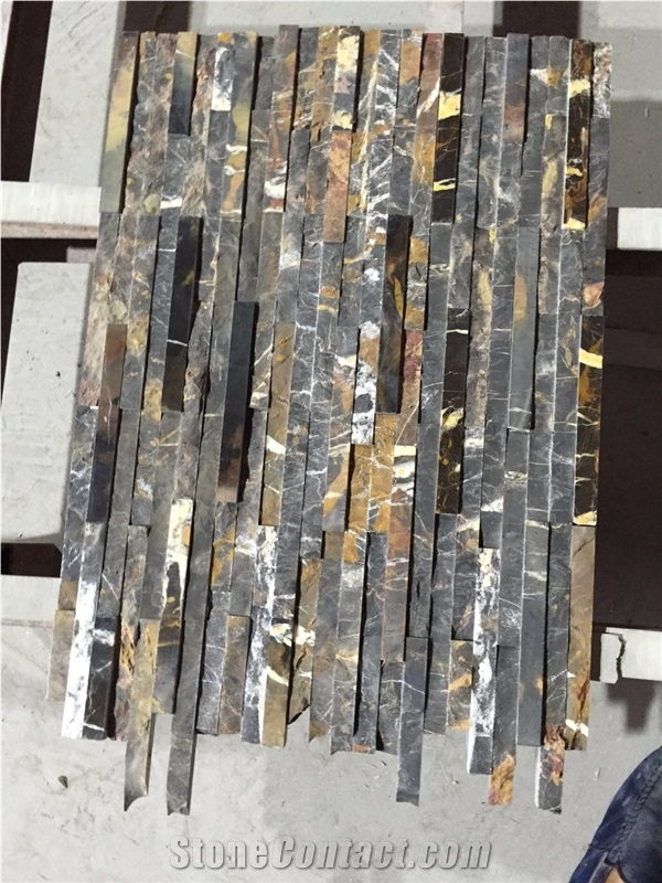 Portopo Black Marble Culture Feature Wall Panels, Marble Stone