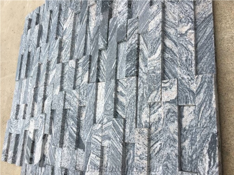 Stacked Stone, China Multicolor Granite Cultured Stone,Wall Decoration Panel, Flat Stone Veneer