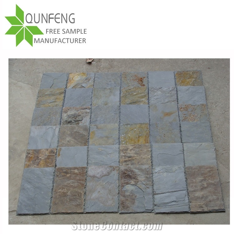 Cheap and Natural Chinese Rusty Slate Roof Tiles, Rustic Brown Slate Roof Covering