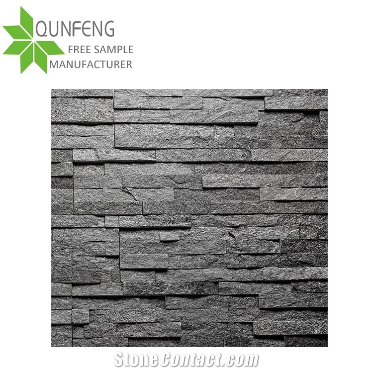 Hot Promoting Z Shape Cut to Size Thin Quartzite Stone Veneer Panel,Garden Waterfall Stone Cladding