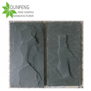 Jiujiang Dark Grey Slate Mushroom Stone 20x10cm for Ledgestone Wall