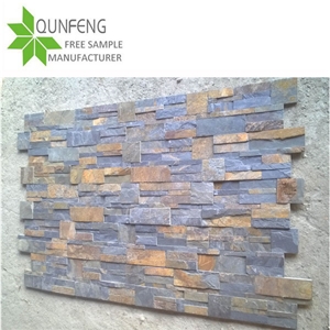 Popular Rusty Slate Manufactured Stone Veneer 6"X24"