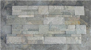 Split Surface and Pink Quartzite Wall Stacked Stone Veneer