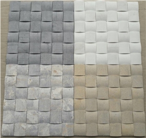 3d Wave Sheet Panel 30x30, Wall Cladding Stone, Marble, Slate, Decorative
