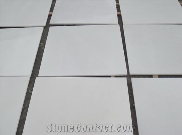 Chinese Silky White Marble Cut to Size Tiles