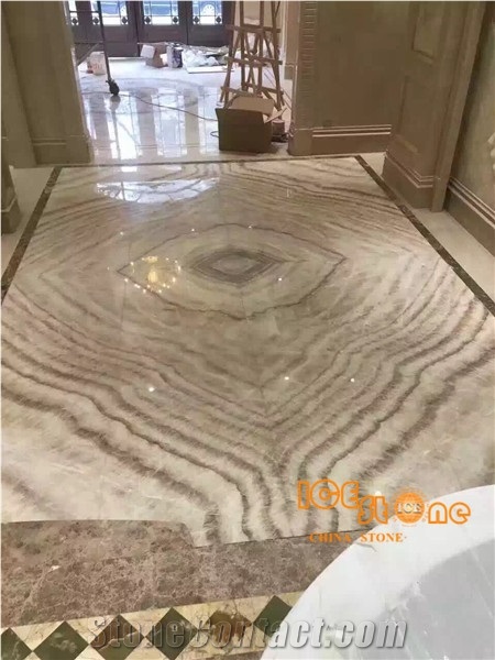 China Beige Onyx, White Wooden Onyx,Wood Grain Slabs&Tiles,Interior Wall and Floor Applications,Countertops,Wall Capping,Window Sills,Factory