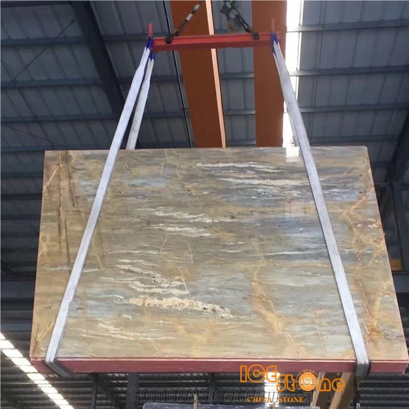 China Brecce Bergerac,Chinese Golden Marble,Interior Wall and Floor Applications,Countertops,Wall Capping,Window Sills Nature Tiles & Slabs