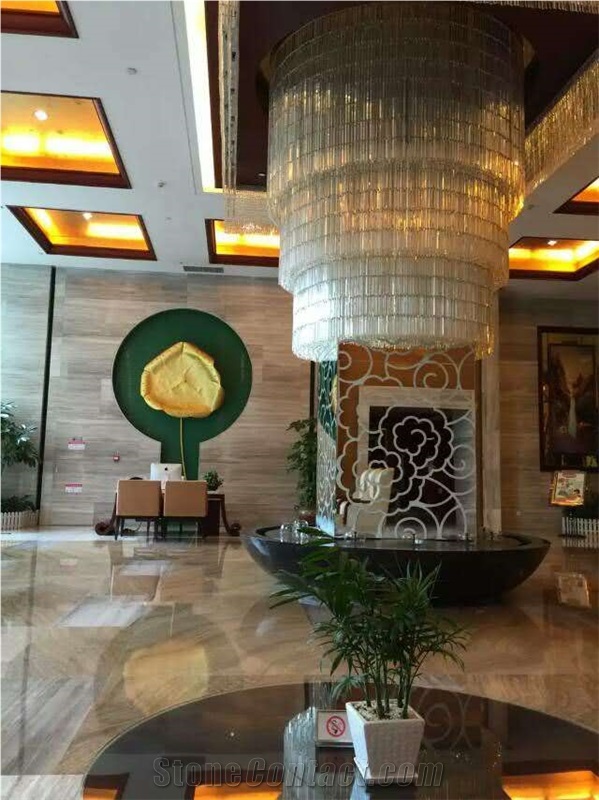 China Cheap White Marble for Hotel Project,Wooden Vein Marble Polished