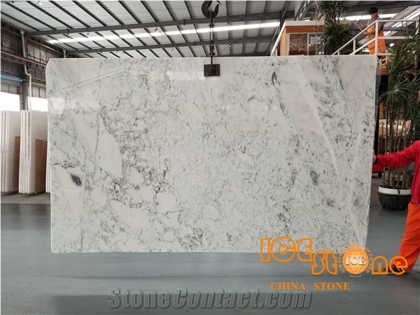 China Popular Auraro White Marble,Slab, Cut to Size, Good for Project, Big Quantity, Hotel Floor, Tv Background,Best Processing, Competitive Price
