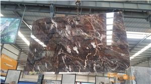 Venice Red Marble,Good for Bookmatch,Multicolor Slabs&Tiles,Gold Grain