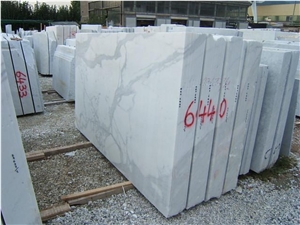 Carrara White Marble Slabs