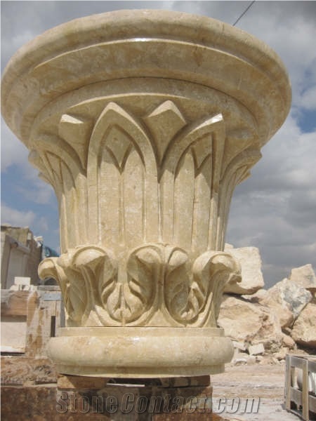Jerusalem Stone Columns Natural Stone Columns