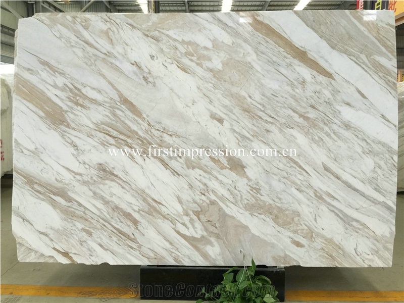 Beautiful Volakas Venato Marble Slabs & Tiles/ Greece White Marble
