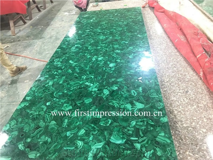 Malachite Green Gemstone Slab&Tiles/Green Semi Precious Stone Panels/Green Gemstone Slabs,Green Malachite Gemstone Slab/Green Precious Stone Slab