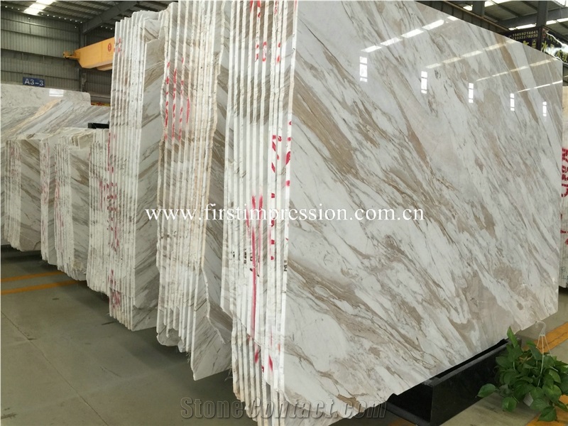 Volakas Venato Bronzetto Marble Slabs & Tiles/ Greece White Marble