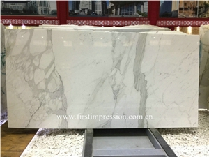 White Statuario Marble Slab & Flooring Tiles ,Statuario Venato Marble