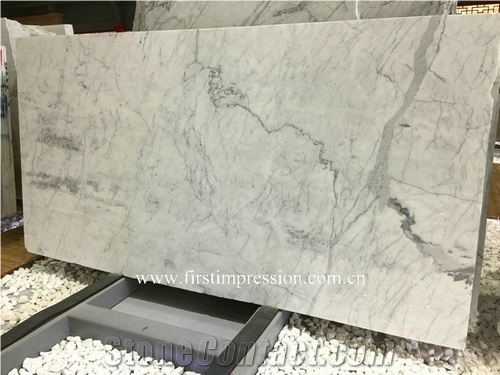 White Statuario Marble Slab & Flooring Tiles ,Statuario Venato Marble