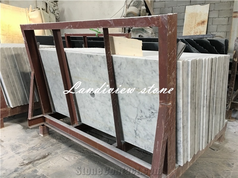 Bianco Carrara White Marble Slabs & Tiles