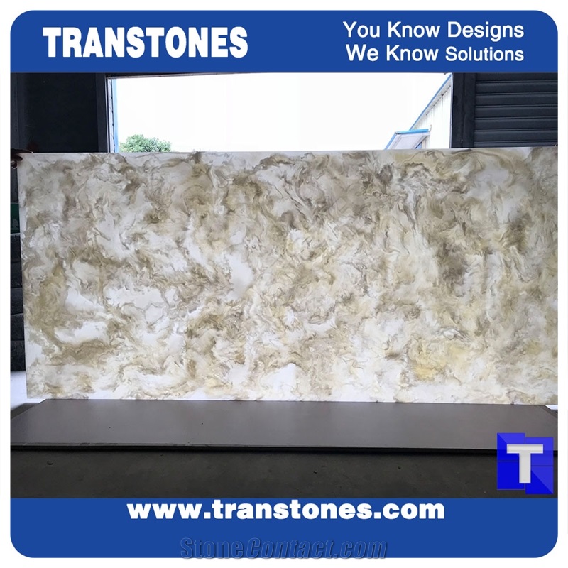 Artificial Stones Translucent Panels for Building Decorating Materials