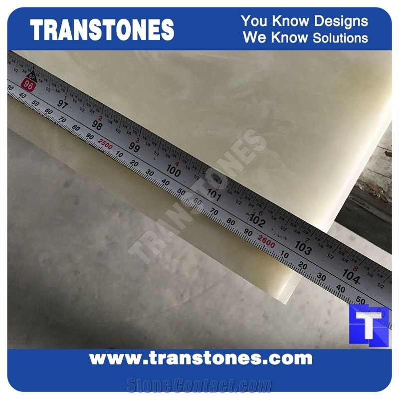 Artificial Stones Translucent Panels for Building Decorating Materials