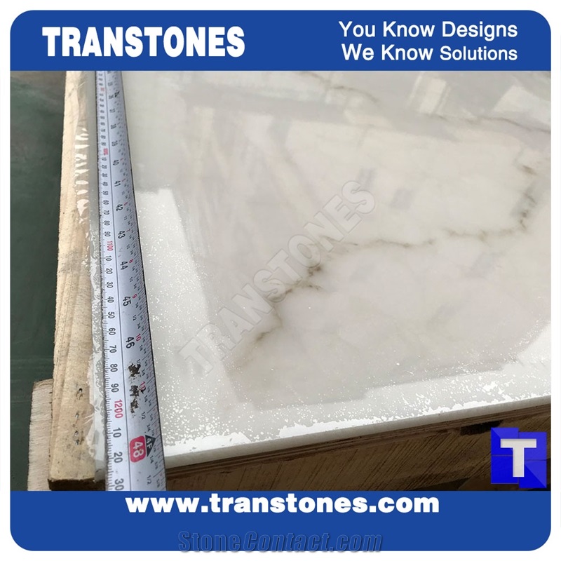 Faux Marble Artificial Stone Tiles for Counter Tops Nightclub