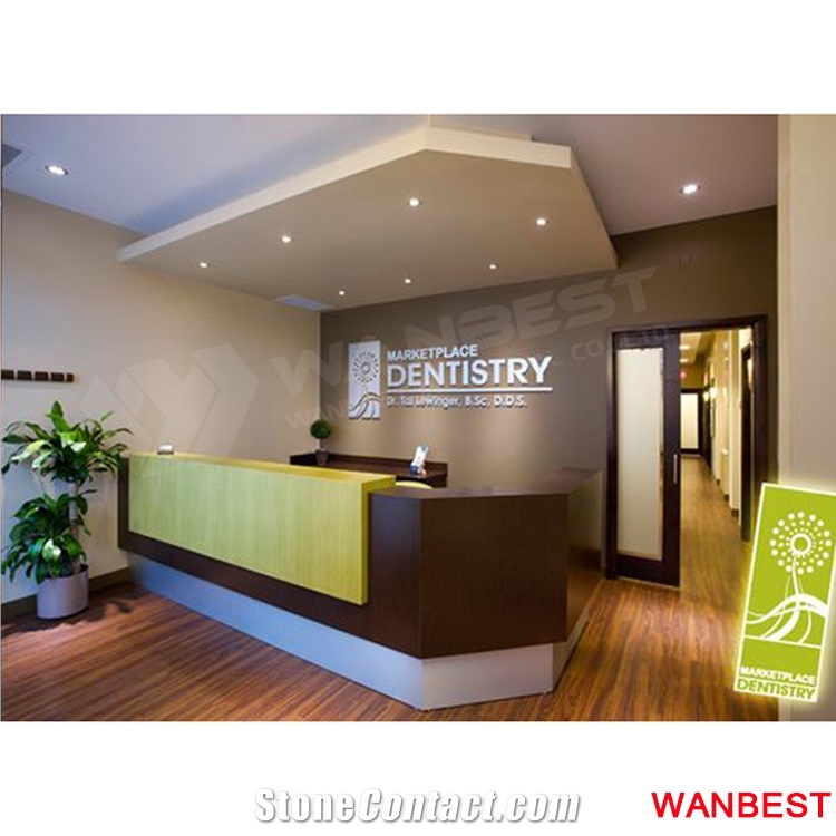 Luxury Acrylic Office Hotel Hospital Salon Restaurant Reception Desk