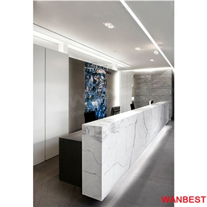 Modern Led Office Hotel Bank Salon Clinic Reception Desk Design