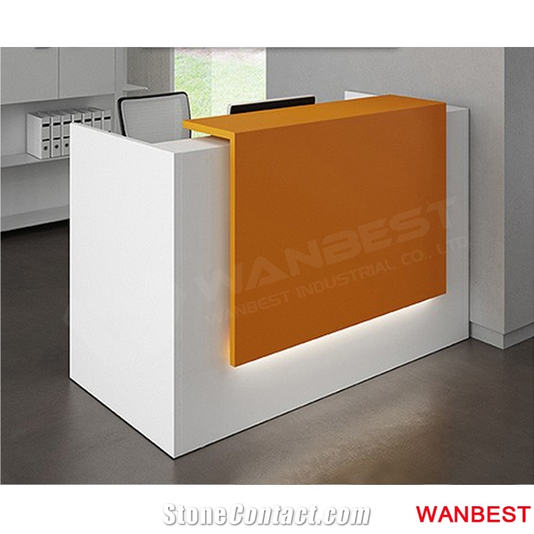 Reception table for clinic discount