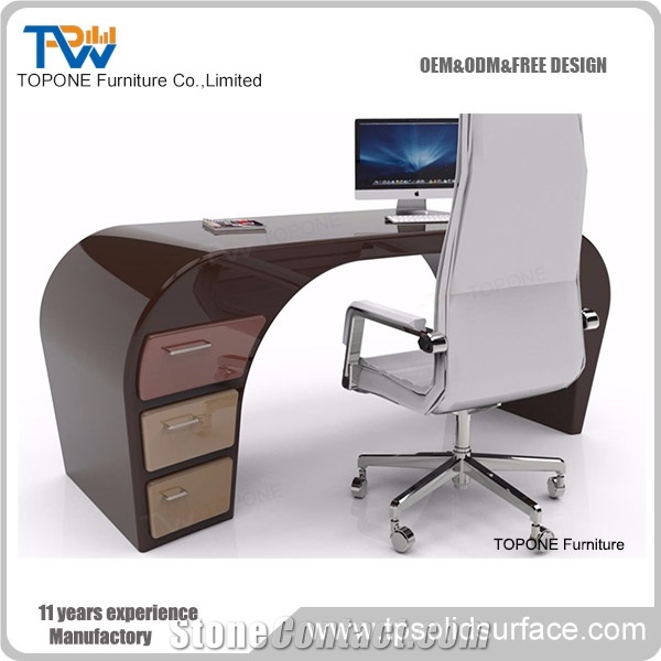 New Products Office Furniture Mable Stone Executive Office Desk