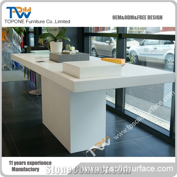 Round White Marble Stone Office Furniture End Table Tops, Oem Furniture Factory Modern Home End Coffee Table Tops Design Oem Furniture