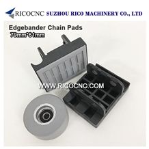 Edgebander Chain Pads 79x61mm, Cnc Track Pads, Rubber Tracking Pads