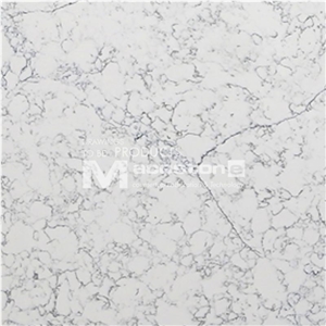 Calacatta White Quartz Stone Slab/Quartz Surfaces for Bathroom Kitchen