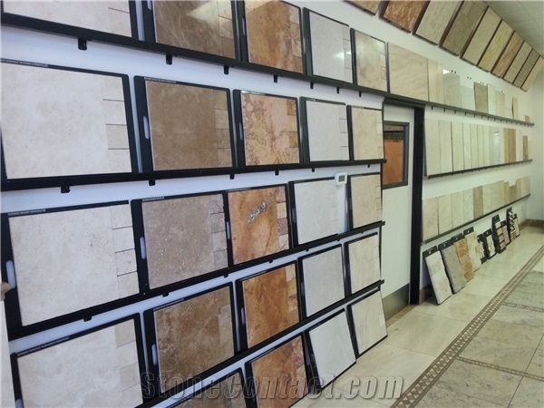Mosaic Onyx Marble Granite Quartz Sample Board Stone Frame Metal Display Stand Rack Xiamen China