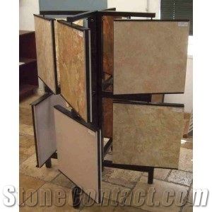 Rotating Marble Displays Granite Tile Stand Racks Hardwood Tile Stands