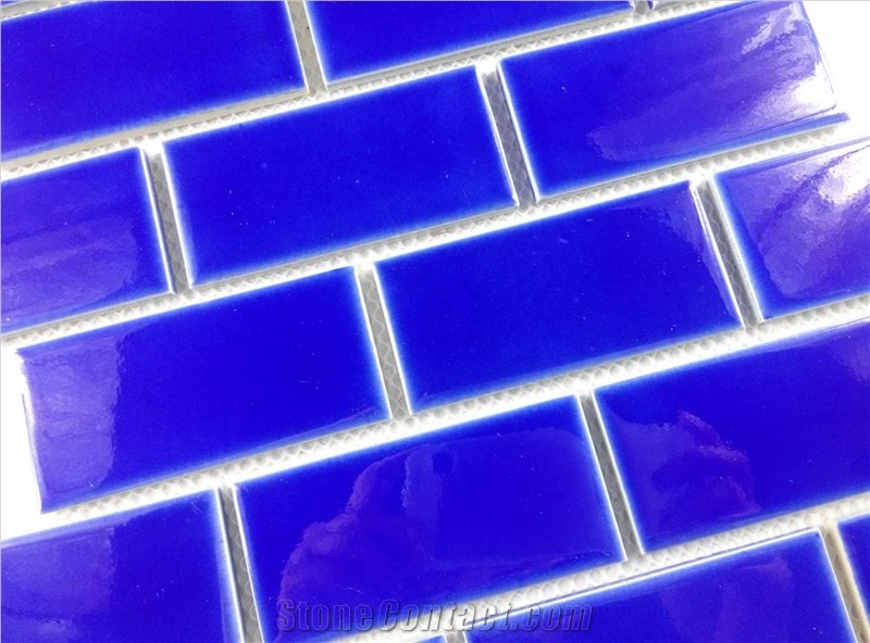 Dark Blue Swimming Pool Mosaic Tile