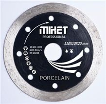 110mm Diamond Saw Blades for Ceramic Tile, Wet Diamond Discs, Circular Saw Blades for Porcelain Cutting, Sintered Cutting Disc for Wall