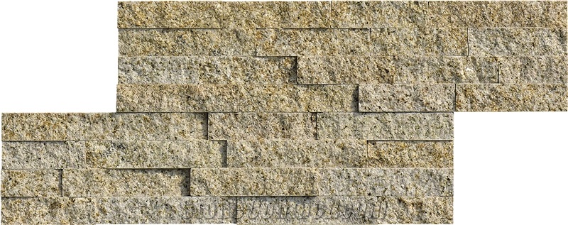 Granite Culture Stone,Rusty Yeloow Ledgestone,Wall Cladding