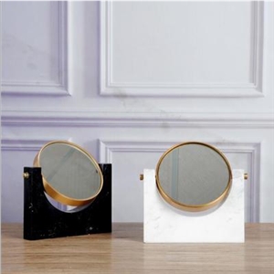 Mirror with Marble Stand,Marble Desk Mirror