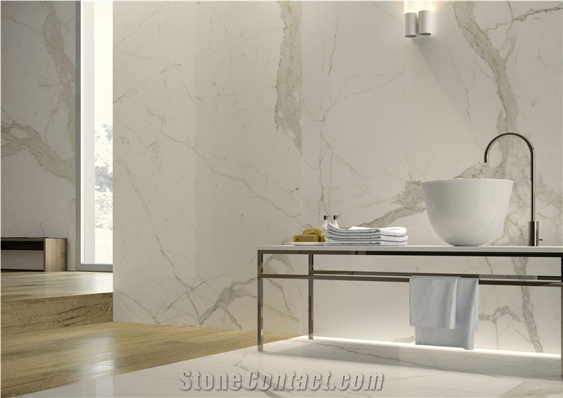 Calacatta Carrara White Marble Panel Tiles Walling,Floor Covering